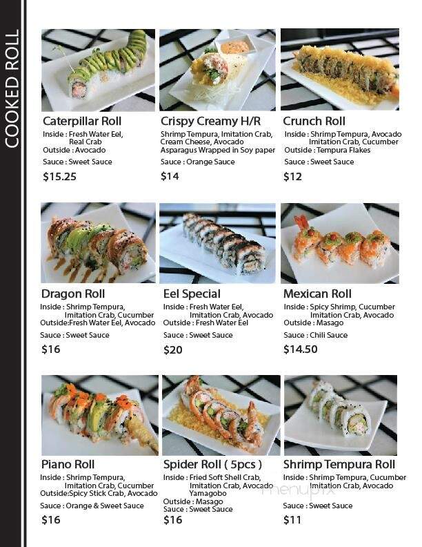 Black Bamboo Sushi - Palos Verdes Estates, CA menu_pic