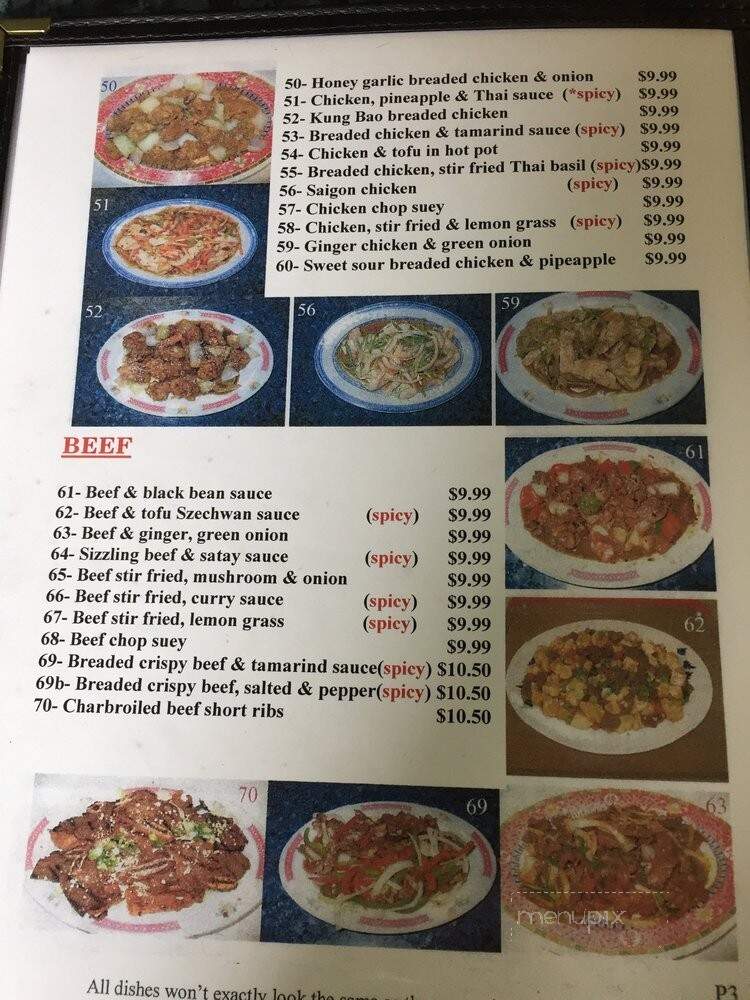 Little Saigon Restaurant - Winnipeg, MB menu_pic