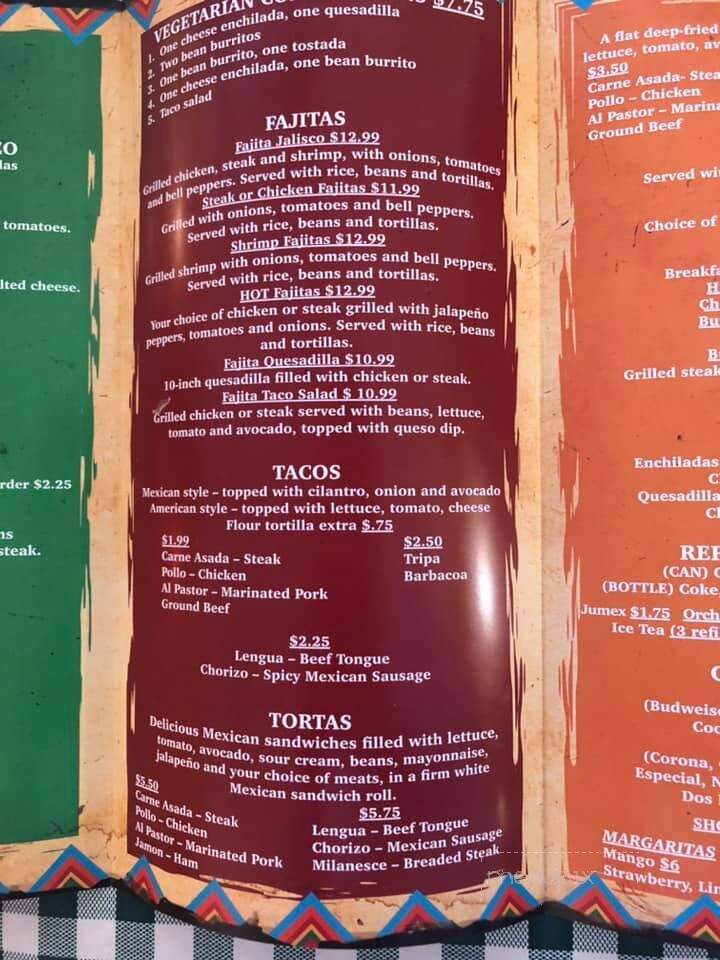 El Patio Restaurant - West Liberty, IA menu_pic