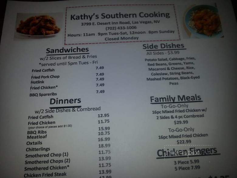 Kathy's Southern Cooking - Henderson, NV