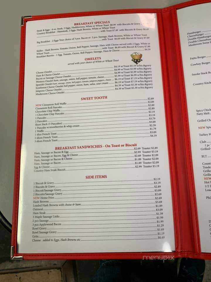 Pangburn Cafe - Pangburn, AR menu_pic