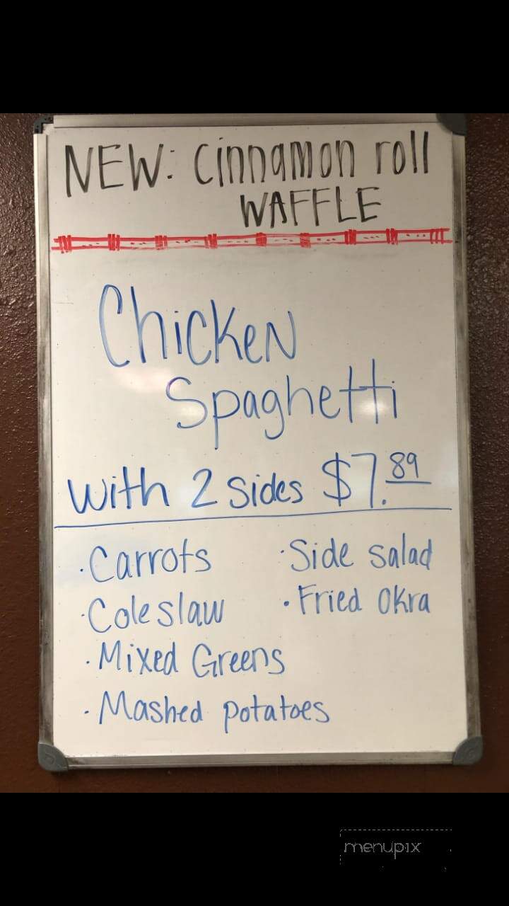 Pangburn Cafe - Pangburn, AR menu_pic