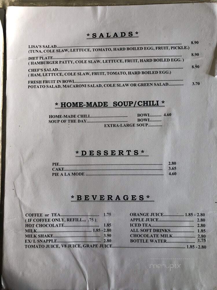 Ann's Doughnut Coffee Shop - San Francisco, CA menu_pic