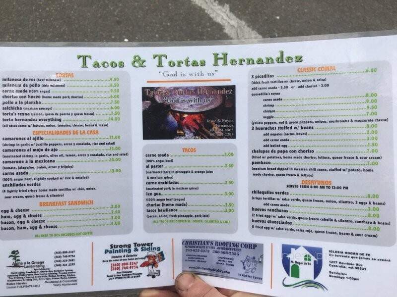 Tacos & Tortas - Centralia, WA
