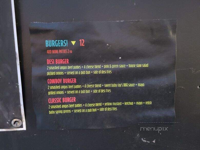 Desilicious - Portland, OR menu_pic