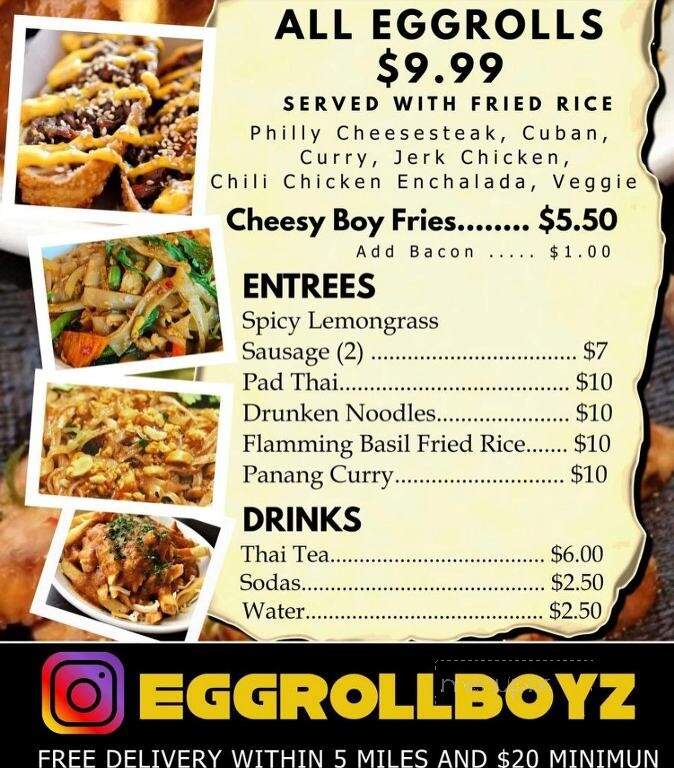 EggRoll Boyz - Doraville, GA menu_pic