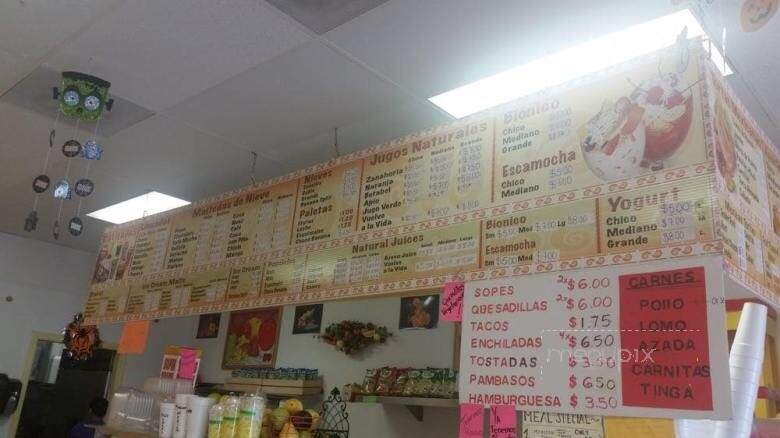Paleteria la Guadalajara 2 - Vacaville, CA menu_pic