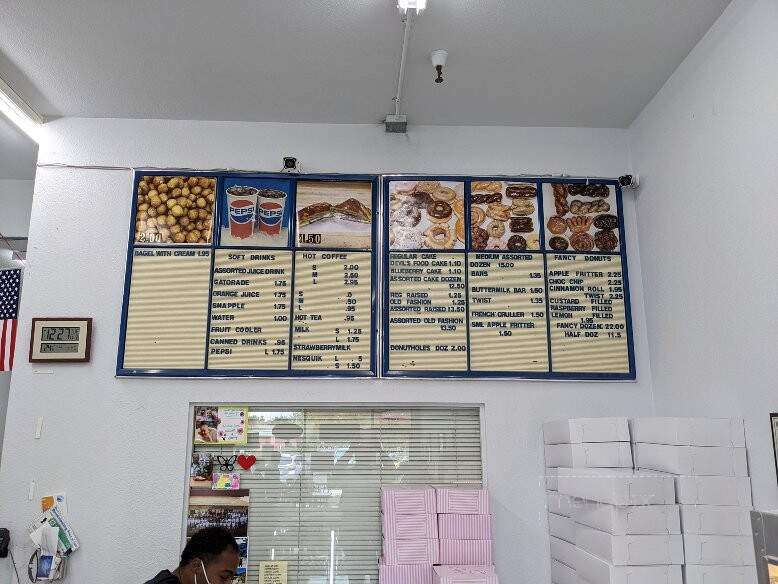 Jasmine Donut - Rocklin, CA menu_pic