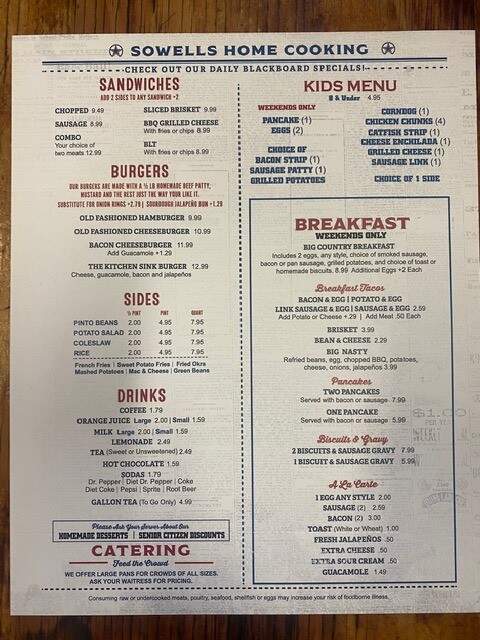 Sowell's BBQ - Three Rivers, TX