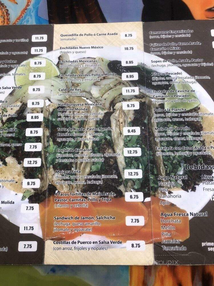 Restaurant El Milagro - Oklahoma City, OK menu_pic