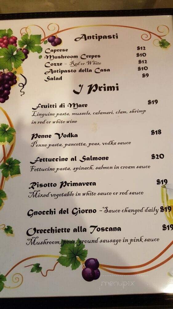 La Locanda Del Ghiottone - Philadelphia, PA menu_pic