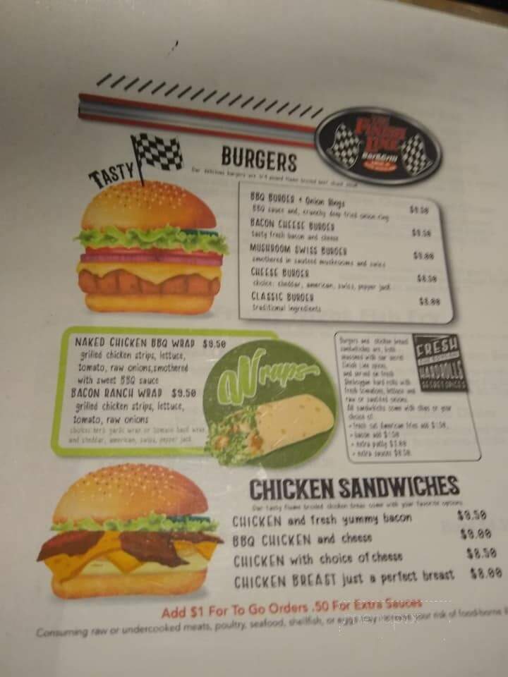 Finish Line - Slinger, WI menu_pic