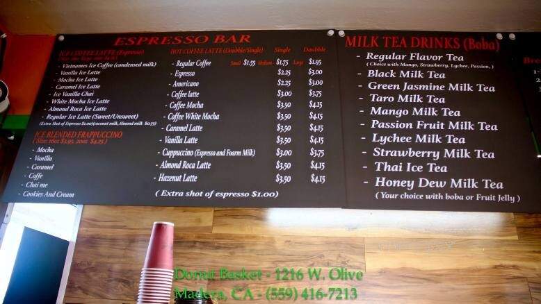 Donut House - Madera, CA menu_pic
