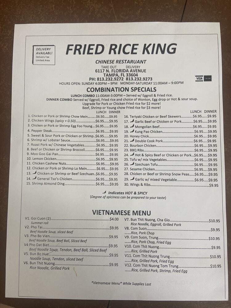 Fried Rice King - Tampa, FL