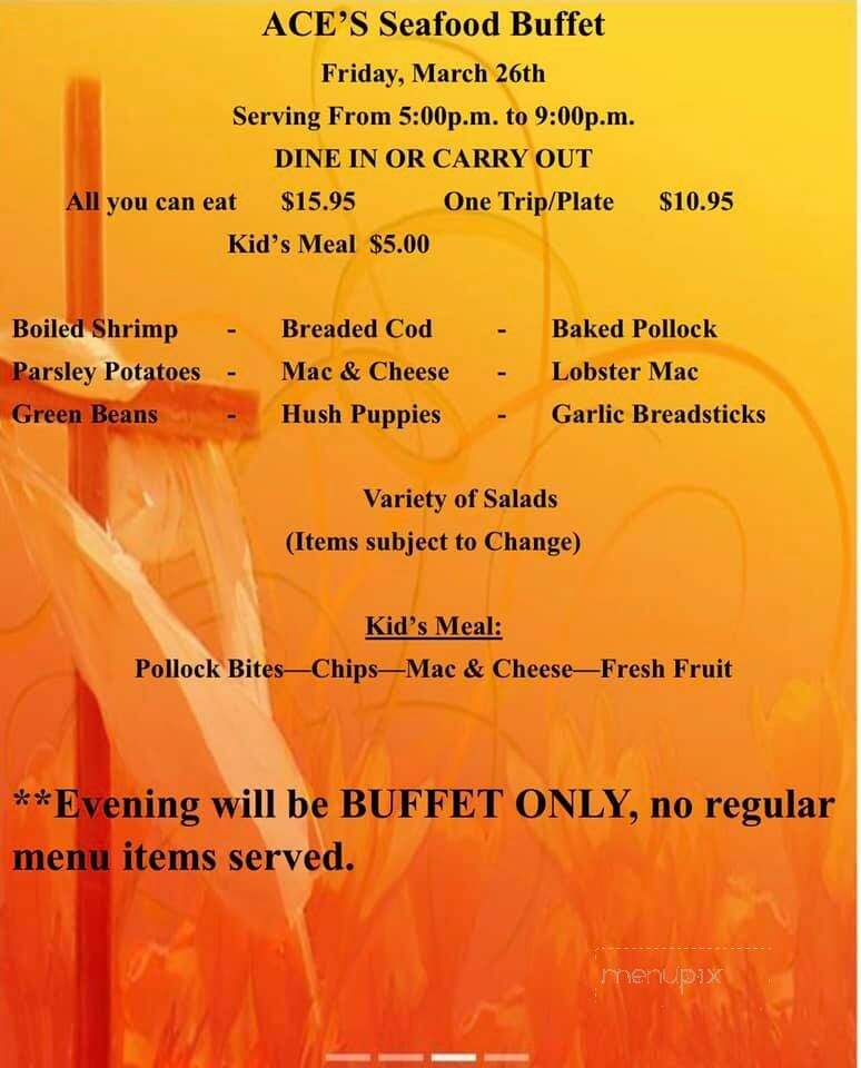 Ace S - Axtell, KS menu_pic