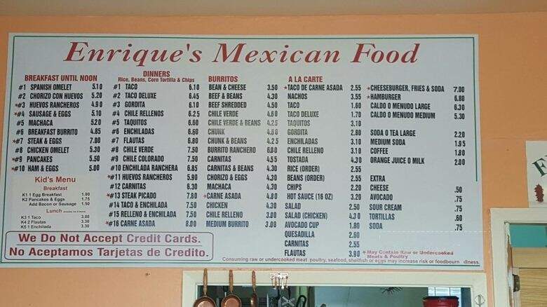 Enrique's Mexican Food - Las Cruces, NM