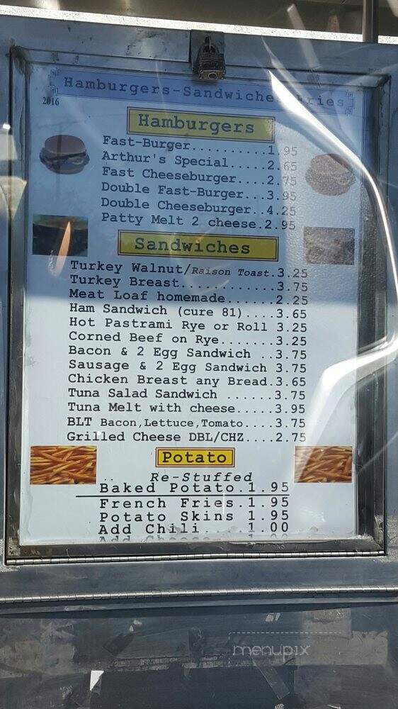 Arthur's Restaurant - Downey, CA menu_pic