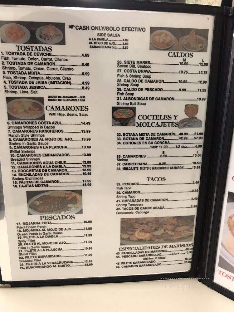 Martin Mariscos Restaurant - Baldwin Park, CA menu_pic