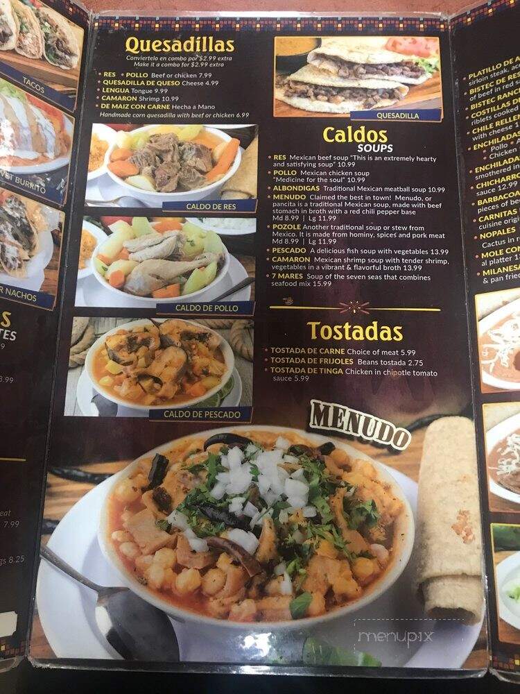 Lindo Michoacan - Anaheim, CA menu_pic