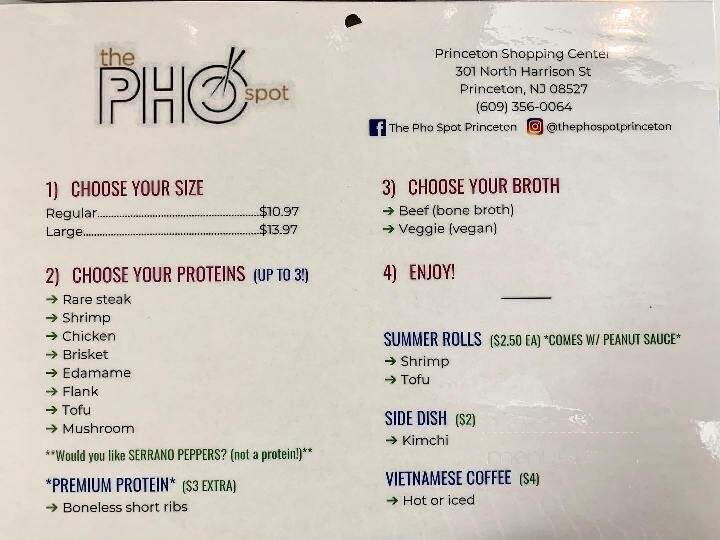 The Pho Spot - Princeton, NJ