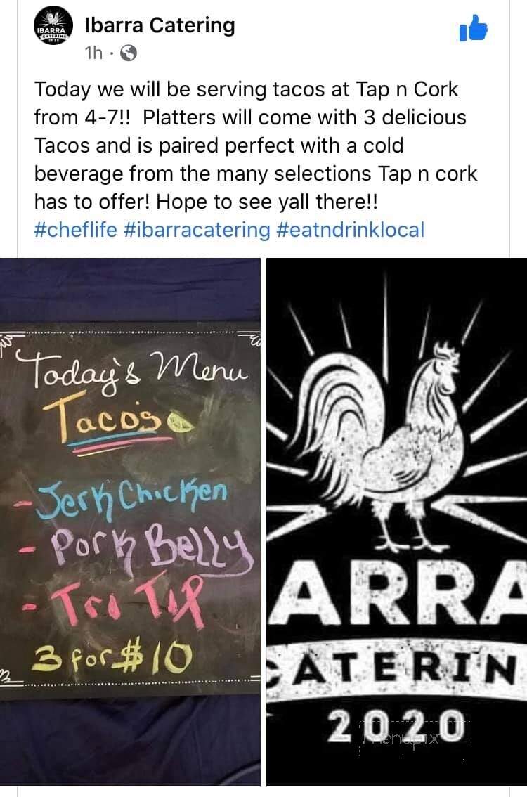 Tap and Cork - Lompoc, CA menu_pic