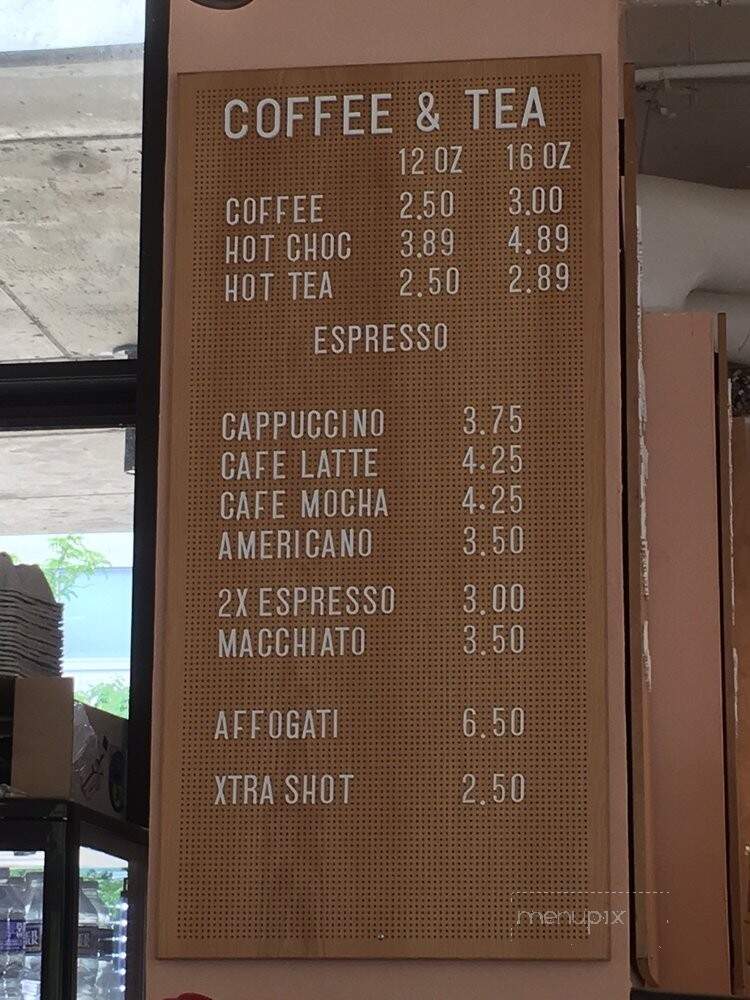 Altani Gelato & Coffee - Washington, DC menu_pic