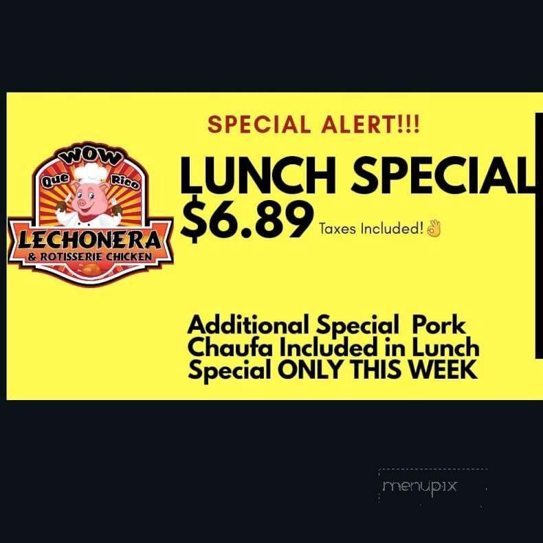 Wow Bakery & Lechonera - Allentown, PA menu_pic
