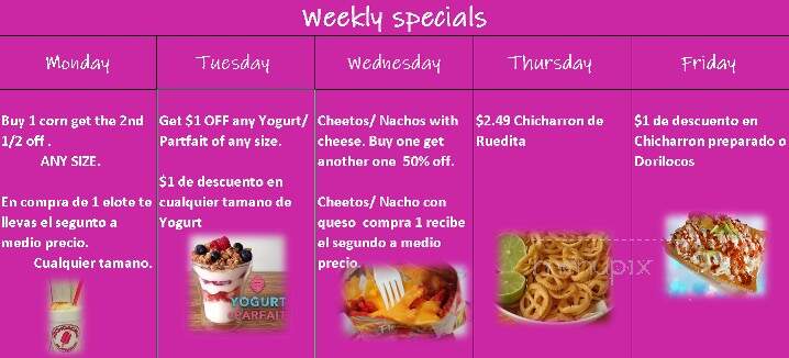 La Michoacana Supreme - Wood Dale, IL menu_pic