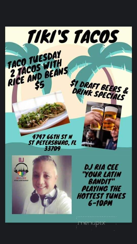 Tiki's Mexican Grill - Kenneth City, FL menu_pic