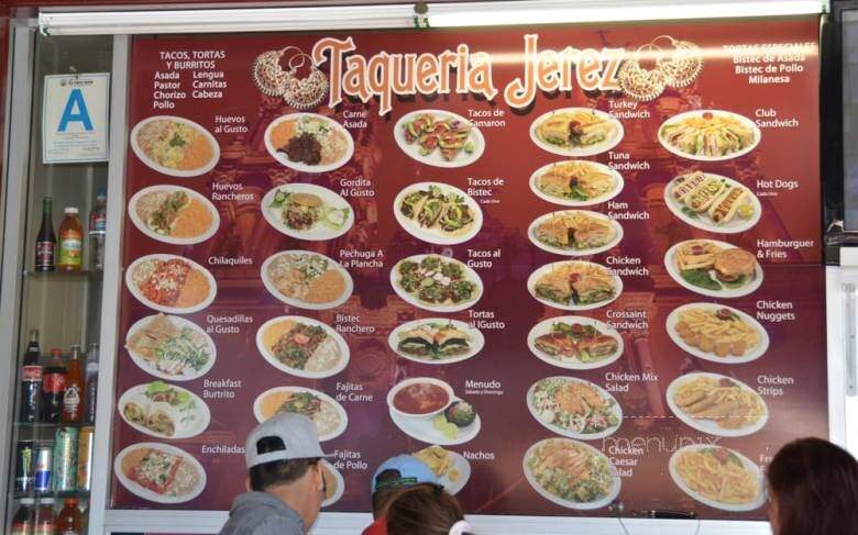 Taqueria Jerez - Panorama City, CA menu_pic