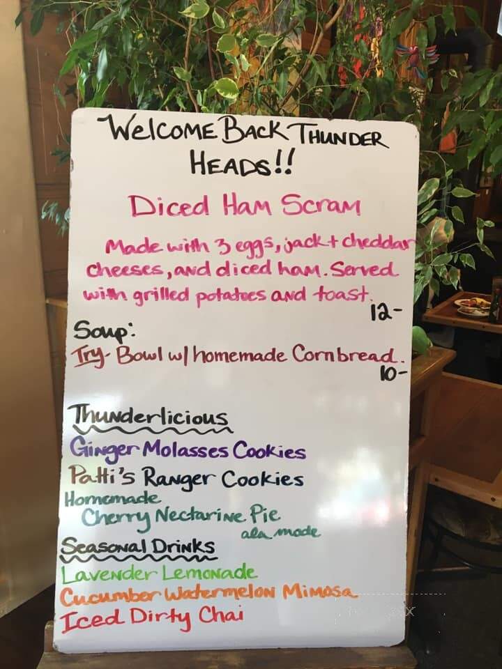 Patti's Thunder Cafe - Quincy, CA menu_pic