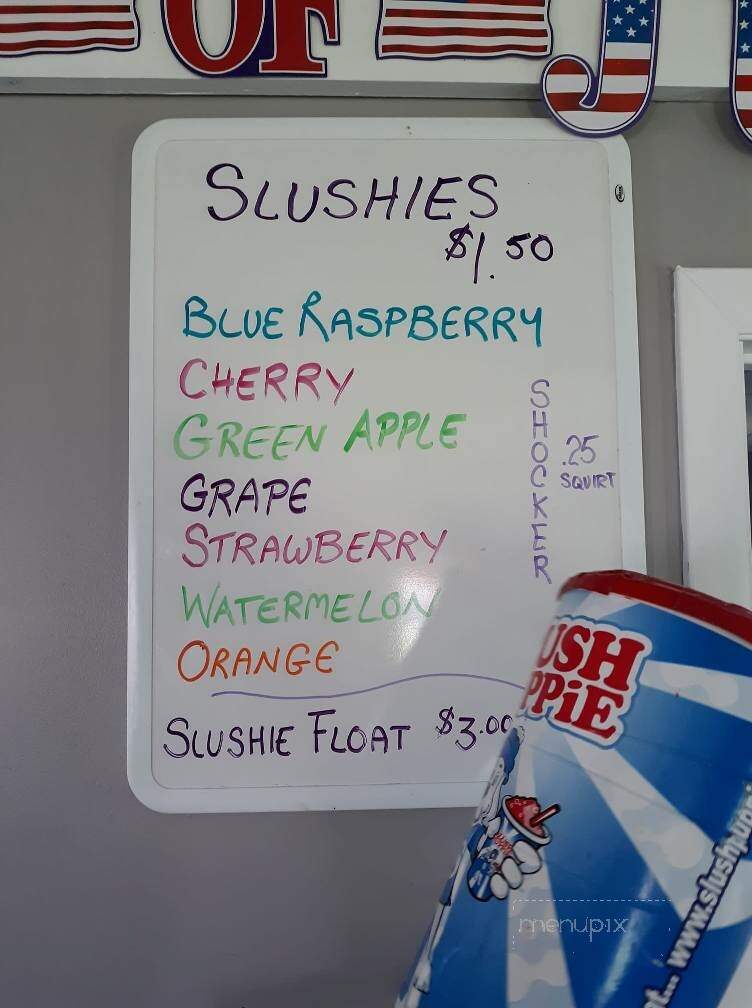 Parkside Tastee Freeze - Cambridge, OH menu_pic