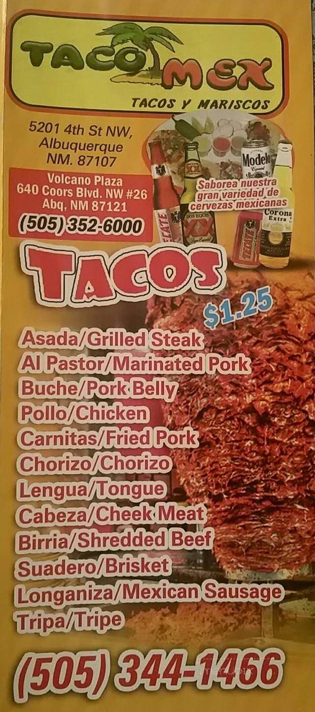Tacos Mex Mariscos - Albuquerque, NM