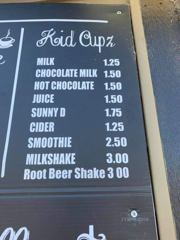 Cupz Coffee - Eugene, OR menu_pic