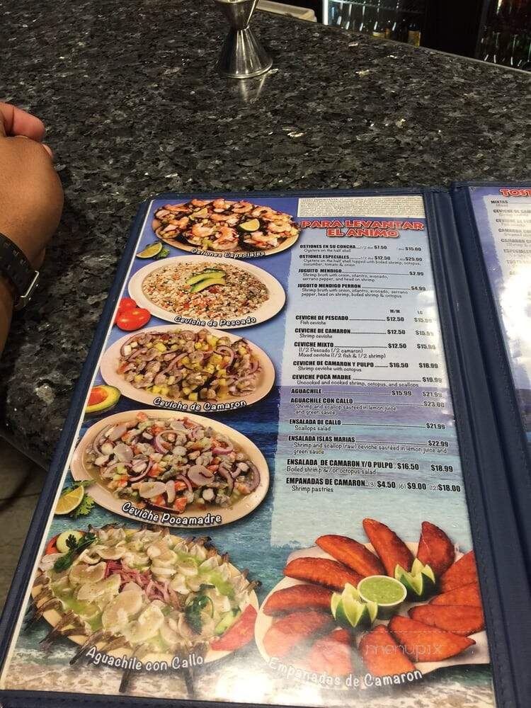 Mariscos Las Islas Marias - Mira Loma, CA menu_pic