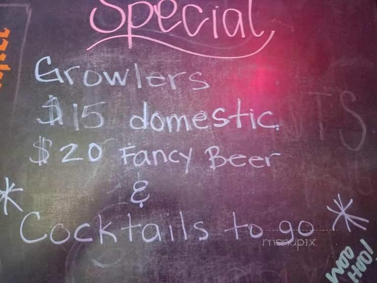 Mc Murry's Bar - Bishop, CA menu_pic