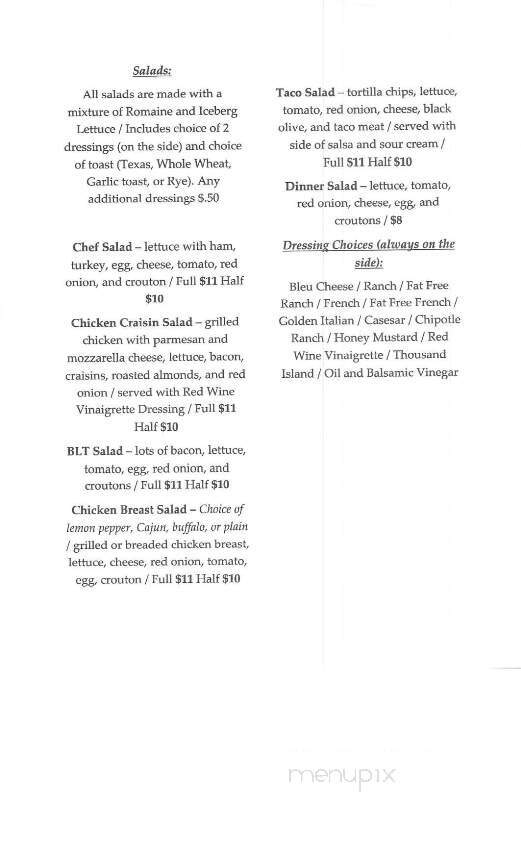 Howie's Bar - Saint Cloud, MN menu_pic