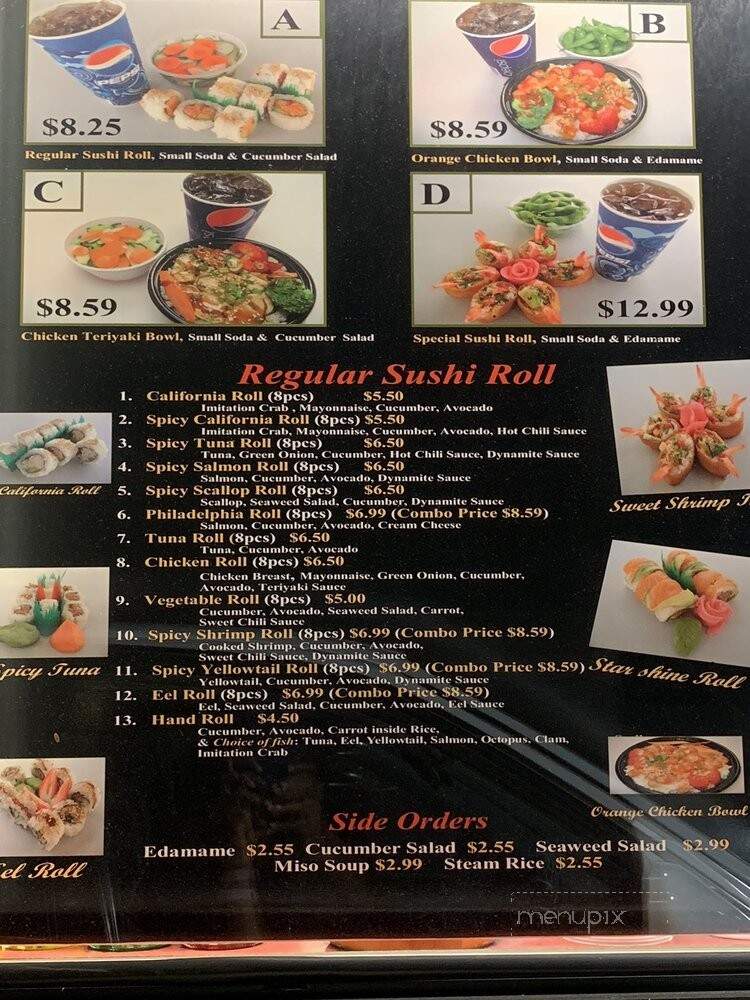 Fleurichi Express Sushi - Fresno, CA menu_pic