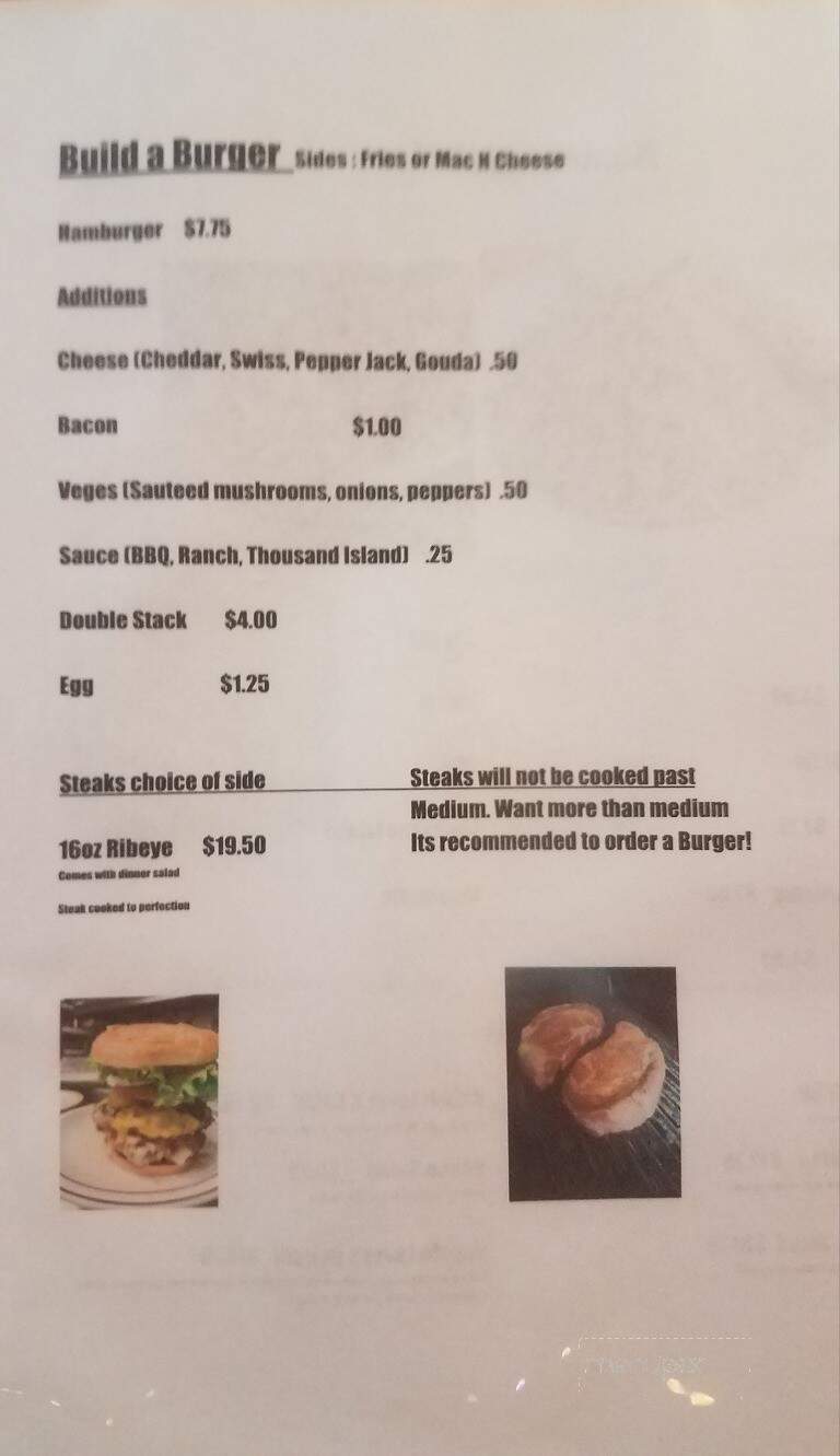 Montana Club - Shelby, MT menu_pic