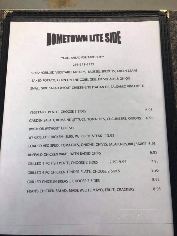 Hometwon BBQ & Grill - CHILDERSBURG, AL