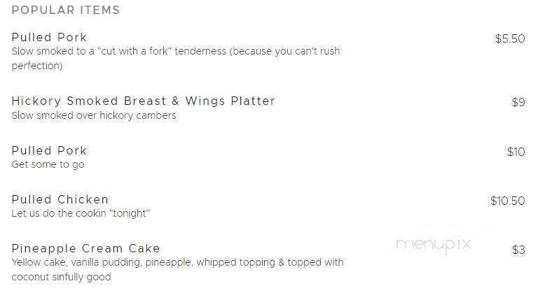 Hoppy's Place - Amelia, OH menu_pic