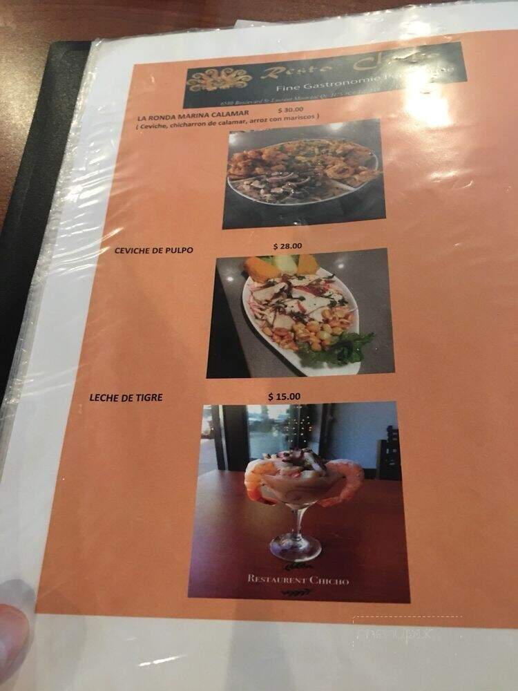 Chicho's Restaurant - Montreal, QC menu_pic