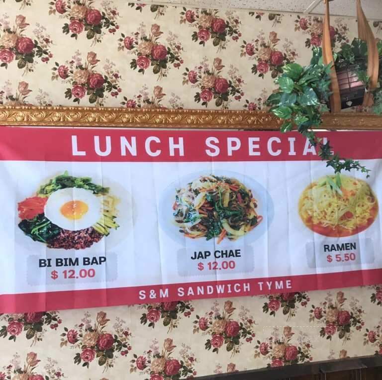 S & M Sandwich Tyme - Edmonton, AB menu_pic