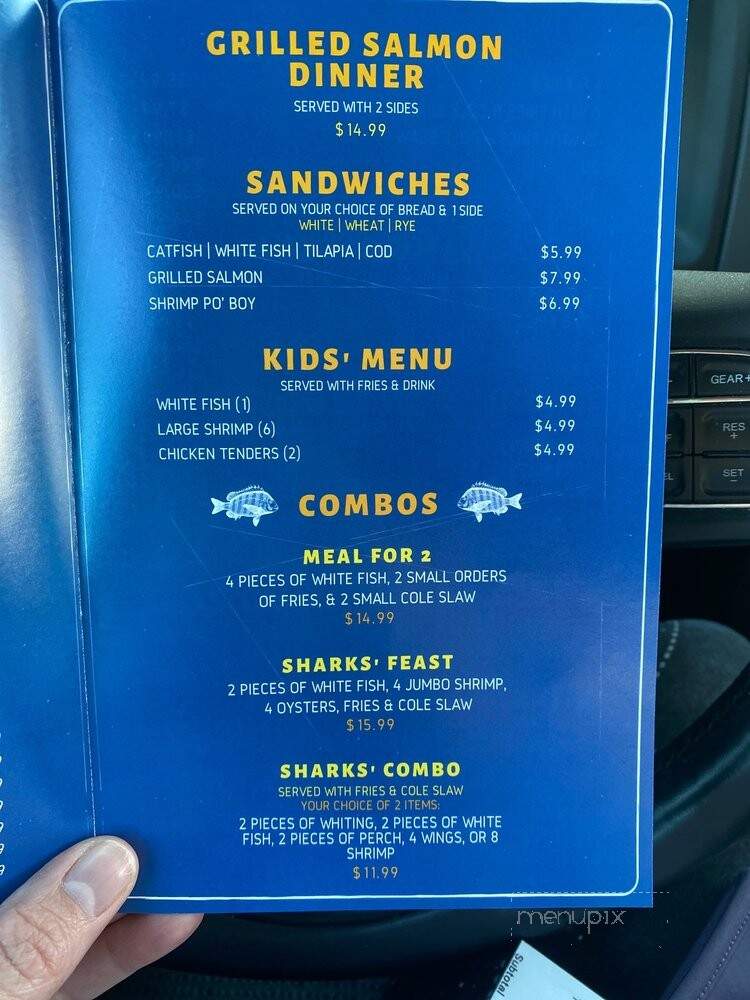 Sharks Fish & Chicken - Louisville, KY menu_pic