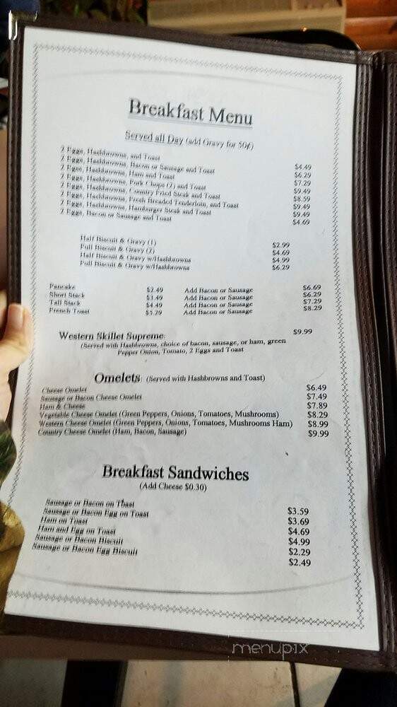 Brownsville Station Restaurant - Sweet Springs, MO menu_pic