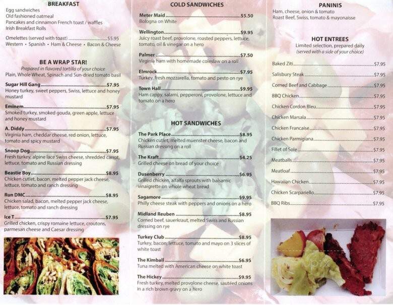 Hickey's Deli - Bronxville, NY menu_pic