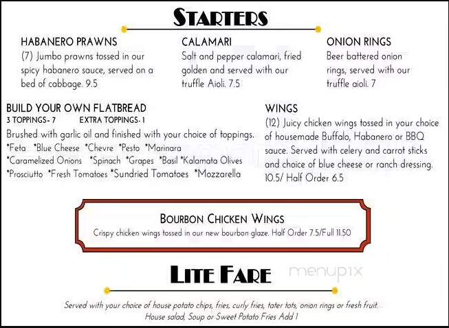 Mulligans Restaurant - Bellevue, WA menu_pic