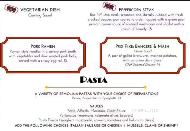 Mulligans Restaurant - Bellevue, WA menu_pic