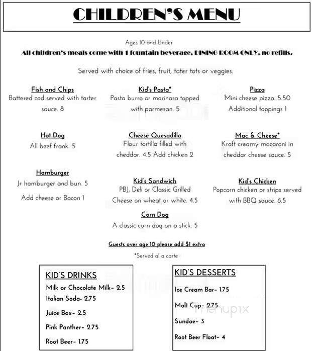 Mulligans Restaurant - Bellevue, WA menu_pic