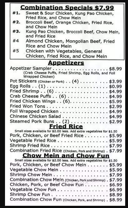 Abc Chinese Restaurant - Santa Rosa, CA menu_pic